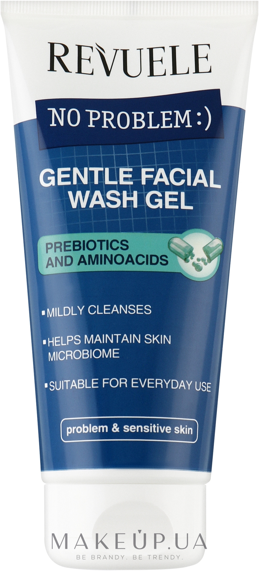 Гель для умывания с пребиотиками и аминокислотами - Revuele No Problem Gentle Facial Wash Gel — фото 200ml