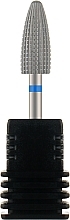 Парфумерія, косметика Фреза для манікюру твердосплавна, "Кукурудза" 110 642REV, 4 мм, синя - Tufi Profi Premium