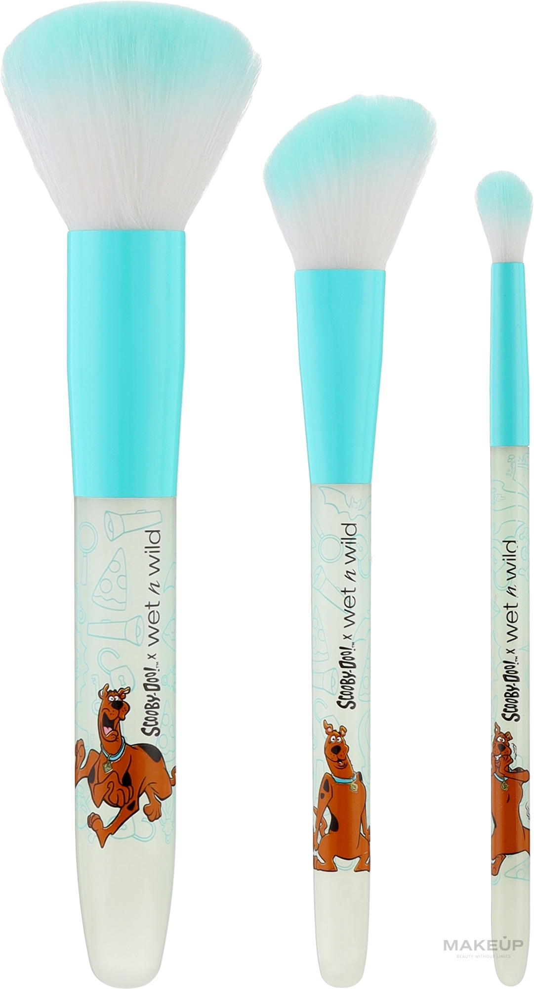 Набор кистей для макияжа, 3 шт. - Wet N Wild x Scooby Doo Scooby Night 3-Piece Makeup Brush Set — фото 3шт