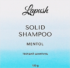 Шампунь твердый "Mentol" - Lapush Solid Shampoo — фото N3