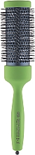 Парфумерія, косметика Брашинг з дерев'яною ручкою, покритою каучуковим лаком d43mm, зелена - 3ME Maestri