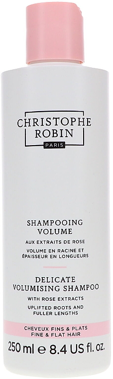 Шампунь для волос с экстрактом розы - Christophe Robin Delicate Volume Shampoo with Rose Extracts — фото N2