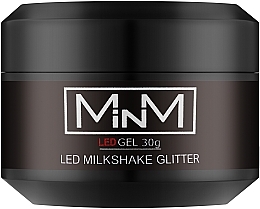 Гель камуфлирующий LED - M-in-M Gel LED Milkshake Glitter — фото N3