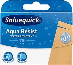 Водостойкие пластыри, 75 см - Salvequick Aqua Resist — фото N1