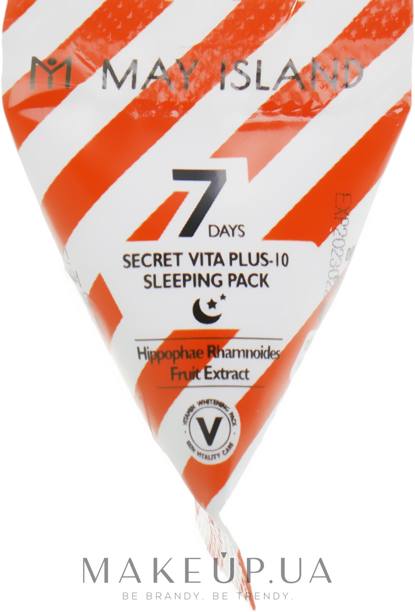 Нічна маска з фруктовими кислотами і вітамінами - May Island 7 Days Secret Vita Plus-10 Sleeping Pack — фото 5g