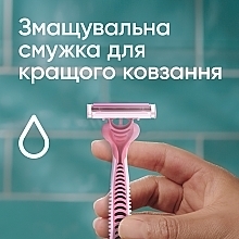 Одноразовые бритвенные станки, 4шт - Gillette Simply Venus 3 Simply Smooth — фото N5