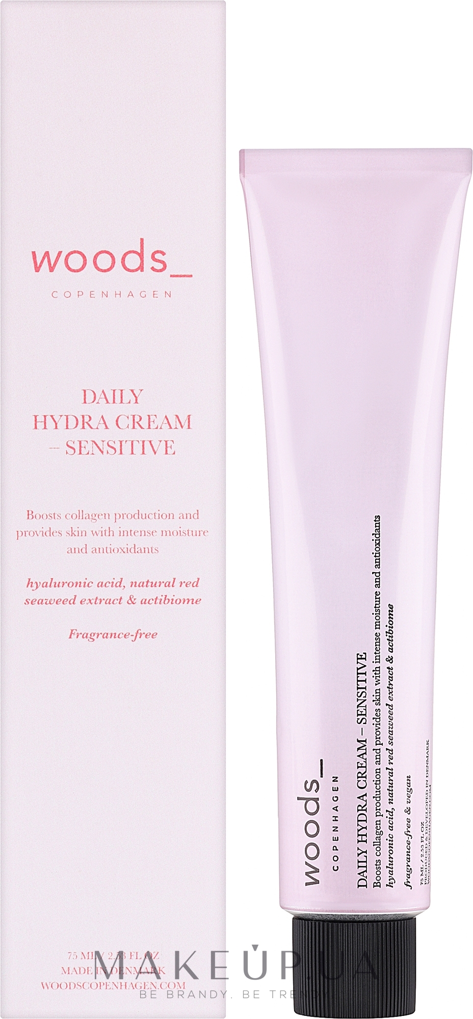 Ежедневный крем для чувствительной кожи лица - Woods Copenhagen Daily Hydra Cream Sensitive  — фото 75ml