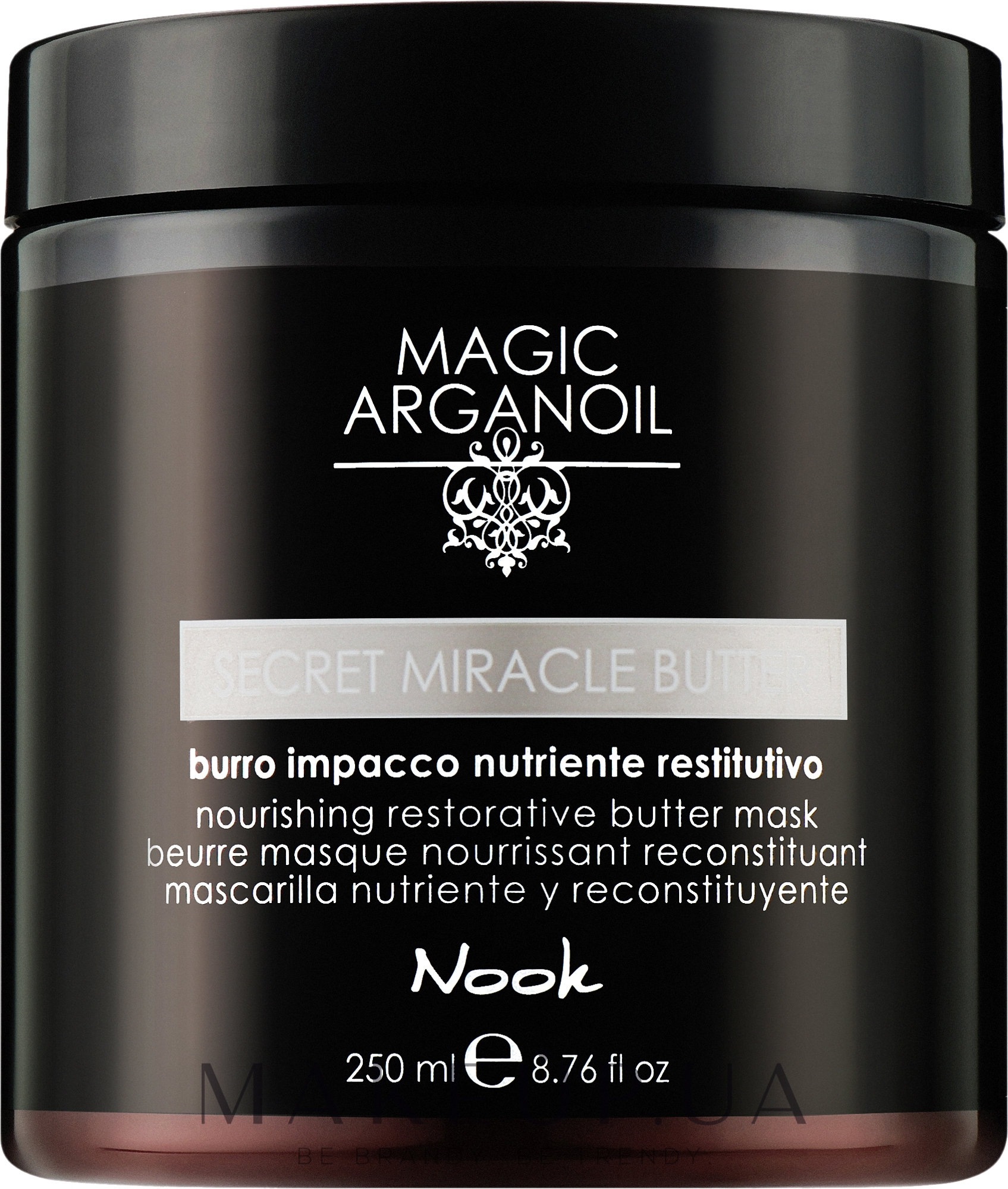Восстанавливающая маска-баттер для волос - Nook Magic Arganoil Secret Miracle Butter — фото 250ml