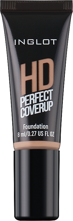 Тональный крем для лица, 8 мл - Inglot Freedom System HD Perfect Coverup Foundation — фото N1