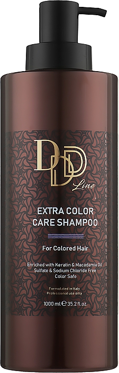 Безсульфатный шампунь "Экстразащита для окрашенных волос" - Clever Hair Cosmetics 3D Line Extra Color Care Shampoo