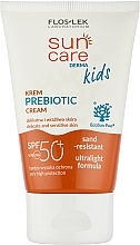 Детский солнцезащитный крем - Floslek Sun Care Derma Kids Prebiotic Cream SPF 50 — фото N1
