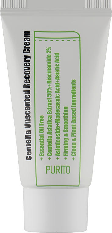 Крем з центелою для чутливої шкіри - Purito Centella Unscented Recovery Cream (міні)