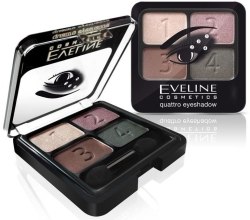 Тіні для повік - Eveline Cosmetics Quattro Eye Shadow — фото N2