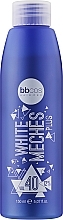 Окислювач для освітленння волосся 12% - BBcos White Meches Plus 40 Vol — фото N1