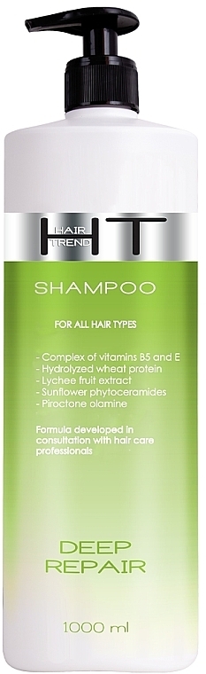 Шампунь для усіх типів волосся "Глибоке відновлення" - Hair Trend Deep Repair Shampoo — фото N1