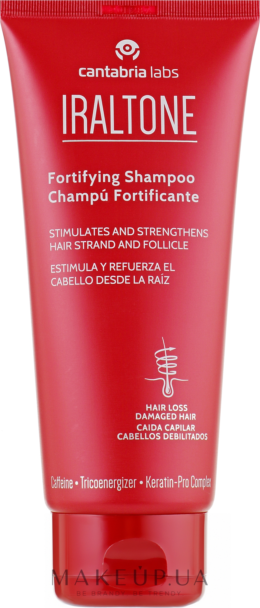 Укрепляющий шампунь против выпадения волос - Cantabria Labs Iralton Fortifying Shampoo — фото 200ml