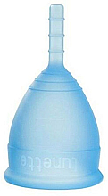 Менструальная чаша, модель 1, голубая - Lunette Reusable Menstrual Cup Blue Model 1 — фото N2