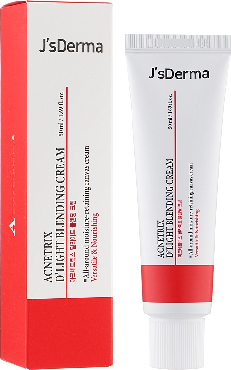 Крем для проблемної шкіри обличчя - J'sDerma Acnetrix D`Light Blending Cream — фото N2