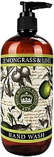 Парфумерія, косметика Рідке мило для рук "Лемонграс і лайм" - The English Soap Company Kew Gardens Lemongrass & Lime Hand Wash