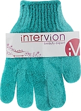 Мочалка-рукавичка банна, 499805, бірюзова - Inter-Vion — фото N1