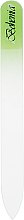 Парфумерія, косметика Пилочка кришталева, у шкіряному чохлі, 99-1152, 115мм, салатова  - SPL