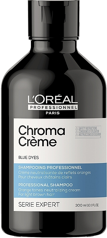 Крем-шампунь для волос с синим пигментом - L'Oreal Professionnel Serie Expert Chroma Creme Professional Shampoo Blue Dyes — фото N1
