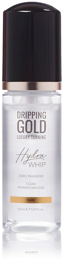 Прозрачный мусс для автозагара - Sosu by SJ Dripping Gold Luxury Tanning Hydra Whip Clear Tanning Mousse — фото Dark