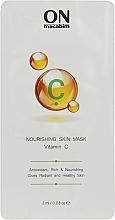 Духи, Парфюмерия, косметика Маска для лица, питательная - Onmacabim VC Nourishing Skin Mask Vitamin C (пробник)