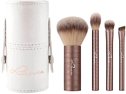 Набор кистей для макияжа, 4 шт - Luvia Cosmetics Mini Prime Vegan Brush Set — фото N2