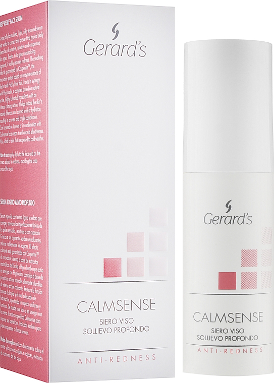 Успокаивающая сыворотка для чувствительной кожи лица - Gerard's Cosmetics Calmsense Deep Relief Face Serum — фото N2