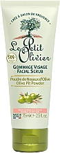 Скраб для лица с маслом оливы - Le Petit Olivier Face Cares With Olive Oil — фото N1