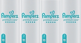 Парфумерія, косметика Підгузки Premium Care 3 (6-10 кг), 200 шт. - Pampers