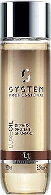 Шампунь для волосся "Захист кератину" - Wella SP System Professional Energy Code Luxe Oil Shampoo L1 — фото N2