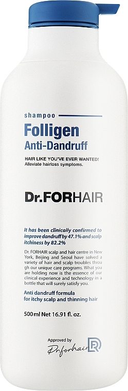 Шампунь от перхоти для ослабленных волос - Dr.FORHAIR Folligen Anti-Dandruff Shampoo — фото N3