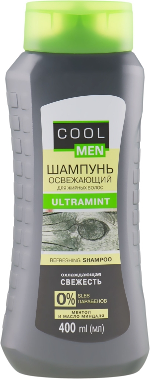 Шампунь освежающий для жирных волос - Cool Men Ultramint