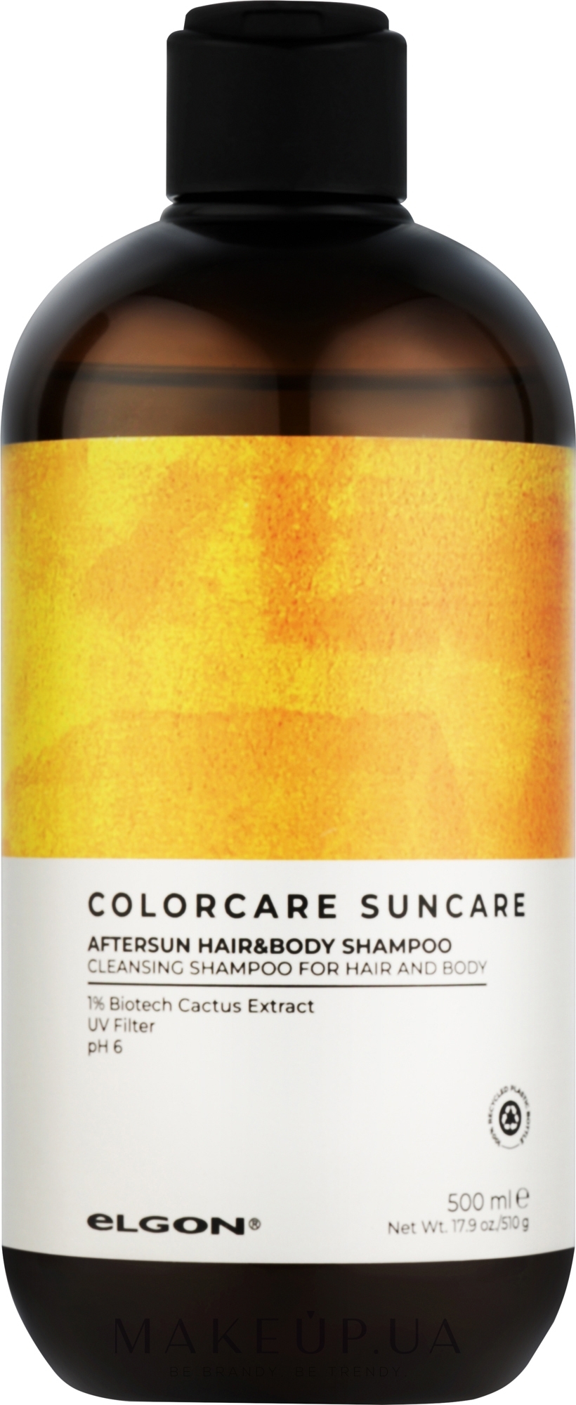 Шампунь после солнца для волос и тела - Elgon Suncare Aftersun Hair&Body Shampoo — фото 500ml