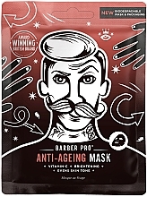 Парфумерія, косметика Антивікова маска для обличчя - BarberPro Anti-Ageing Face Sheet Mask