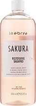Восстанавливающий шампунь - Inebrya Sakura Restorative Shampoo — фото N1