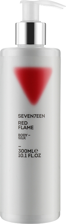 Молочко для тіла "Red Flame" - Seventeen Body Silk