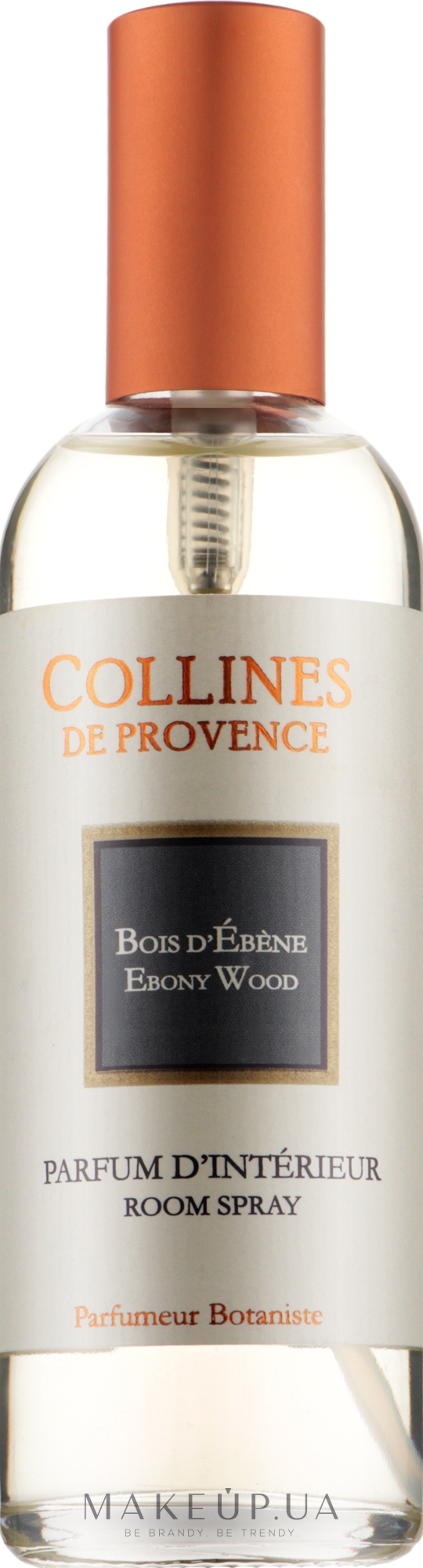 Аромат для будинку "Ебенове дерево" - Collines de Provence Ebony Wood Home Perfume — фото 100ml