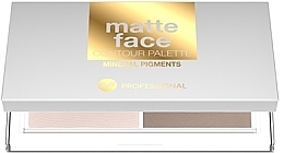 Парфумерія, косметика Палетка для контурингу обличчя - Bell Professional Matte Face Contour Palette