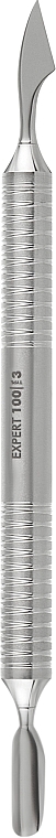 Лопатка маникюрная полая, PE-100/3, пушер скругленный + топорик - Staleks Pro Expert 100 Type 3