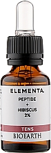 Парфумерія, косметика Концентрат, який стимулює вироблення колагену - Bioearth Elementa Tens Peptide + Hibiskus 2%