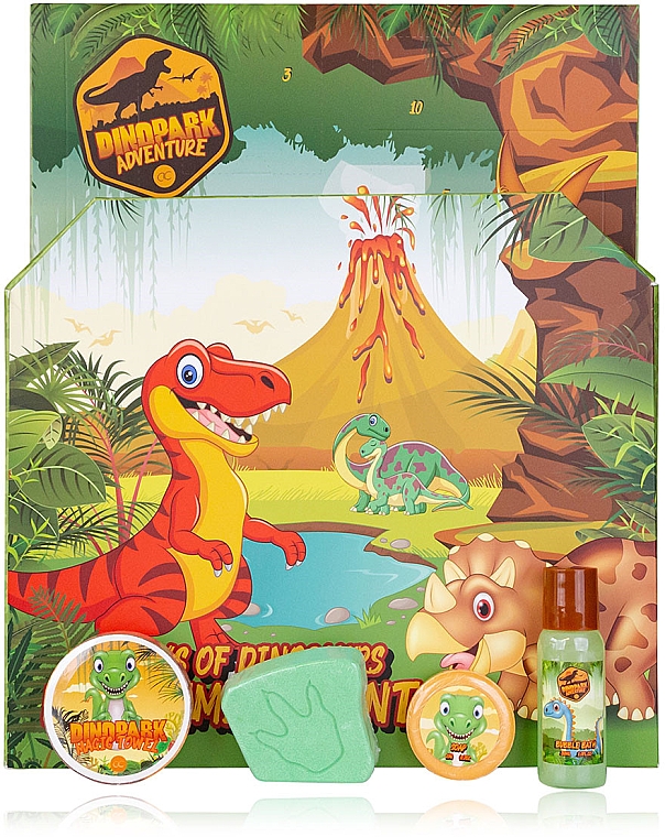 Набор "Адвент-календарь" - Accentra Dinopark Adventure Bathtime Advent — фото N3