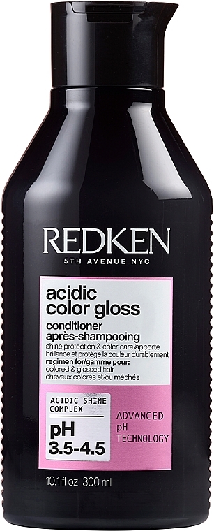 Кондиціонер для захисту кольору і сяйва фарбованого волосся - Redcen Acidic Color Gloss Conditioner — фото N1