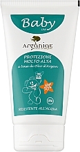 Парфумерія, косметика Дитячий сонцезахисний крем з органічною аргановою олією - Arganiae Baby Sunscreen SPF 50