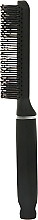 Масажна щітка для волосся чорного кольору - Titania Salon Professional — фото N3