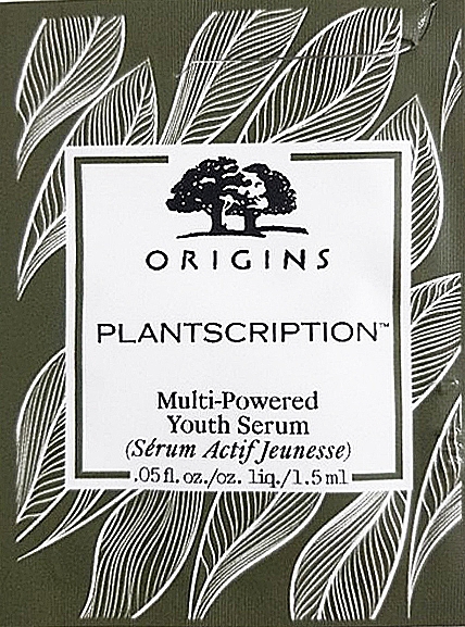 Многофункциональная антивозрастная сыворотка - Origins Plantscription Multi-Powered Youth Serum (пробник) — фото N1