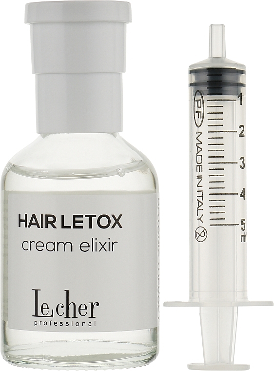 УЦЕНКА Набор ампул для восстановления волос - Lecher Hair Letox (4x50 ml + syringe) * — фото N3