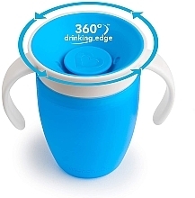 Чашка-непроливайка з кришкою, блакитна, 207 мл - Miracle — фото N3